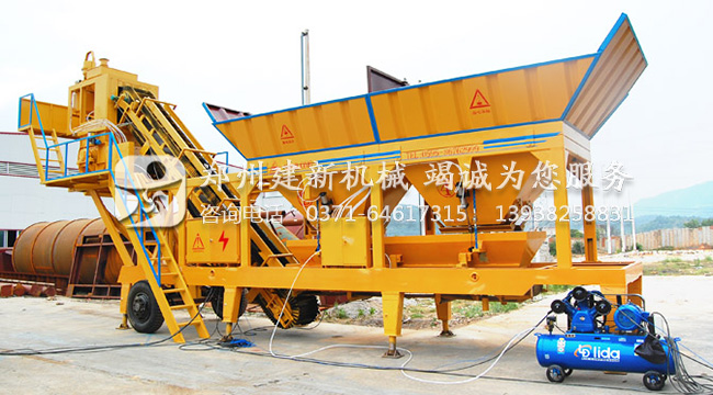 一客戶訂購(gòu)一套YHZS75移動(dòng)式攪拌站用于公路施工(圖1) 一客戶訂購(gòu)一套YHZS75移動(dòng)式攪拌站用于公路施工(圖1)