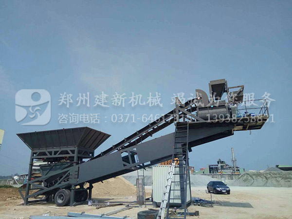 建新機(jī)械移動(dòng)式攪拌站中標(biāo)臺(tái)灣項(xiàng)目(圖1) 移動(dòng)式攪拌站